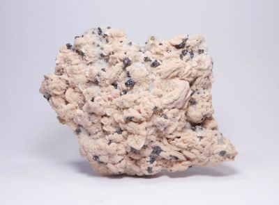 Bournonit, rodochrozit - Huachocolpa, Huancavelica, Peru